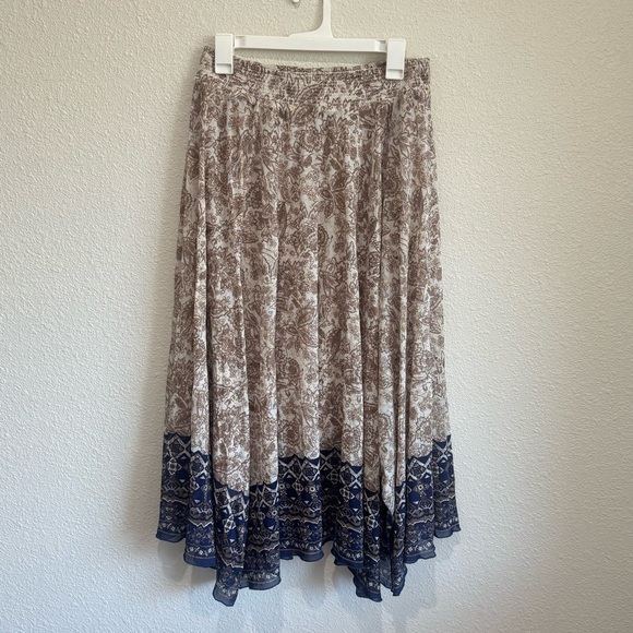 Coldwater Creek Womens Small Floral Maxi Dress Broomstick Witchy Fairy Boho - Picture 1 of 10